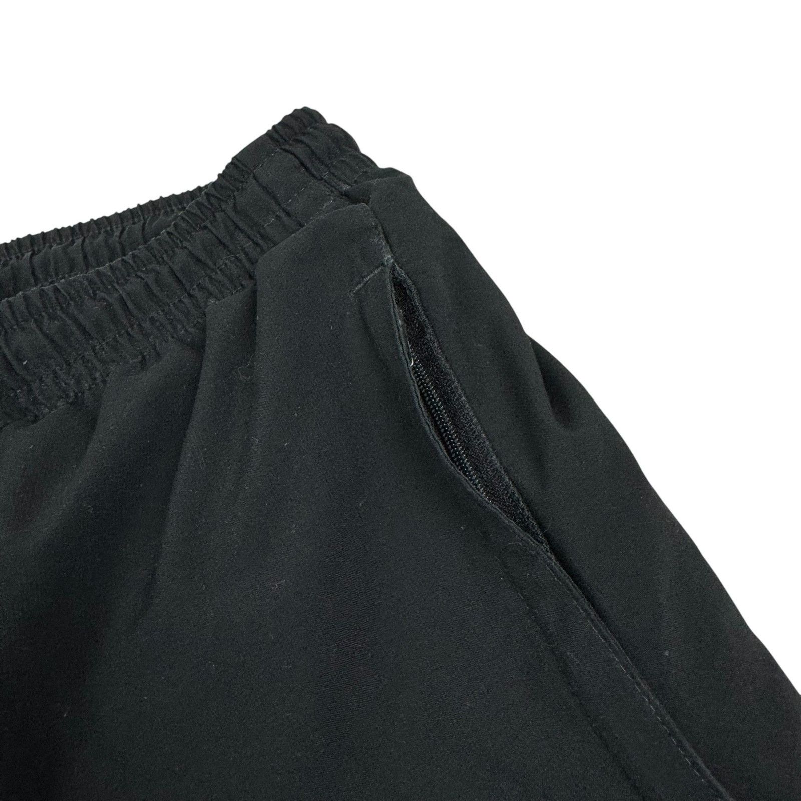 Japanese Brand × Nike Nike Men's Black Mesh Zipper Hem Tappered Leg Track Pants XL Size US 34 / EU 50 - 4 Thumbnail