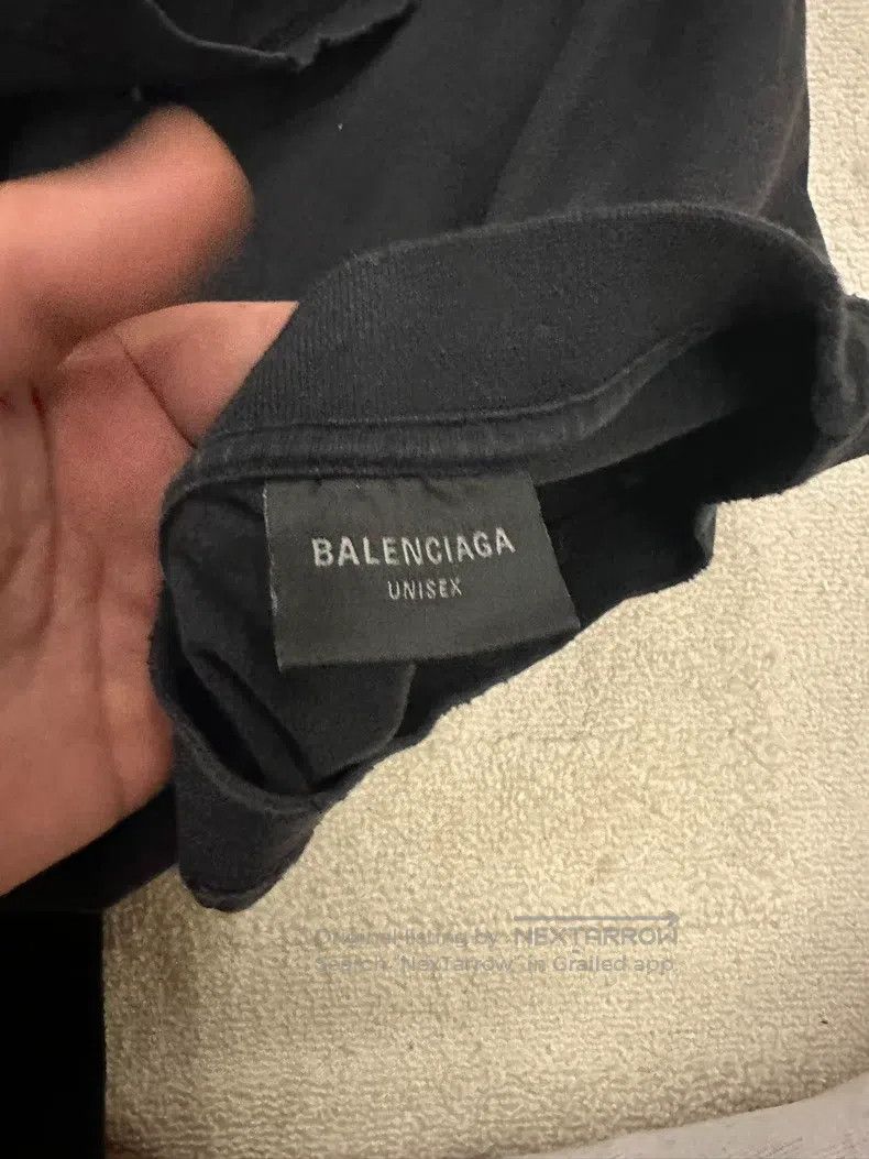 Balenciaga Balenciaga Wheat Embroidery Short Sleeve T-Shirt, Black Size US S / EU 44-46 / 1 - 4 Thumbnail