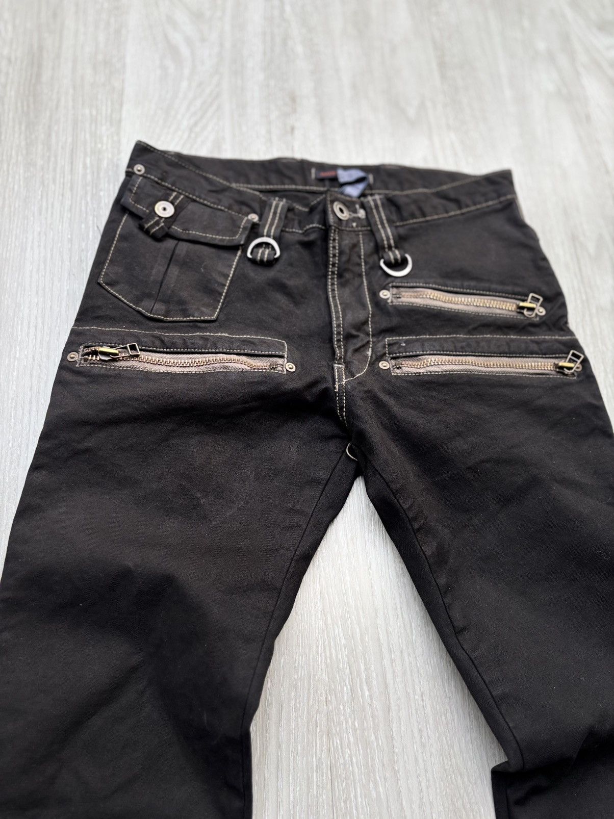 Japanese Brand BLUE WAY lace up flared pants Size US 26 / EU 42 - 2 Thumbnail