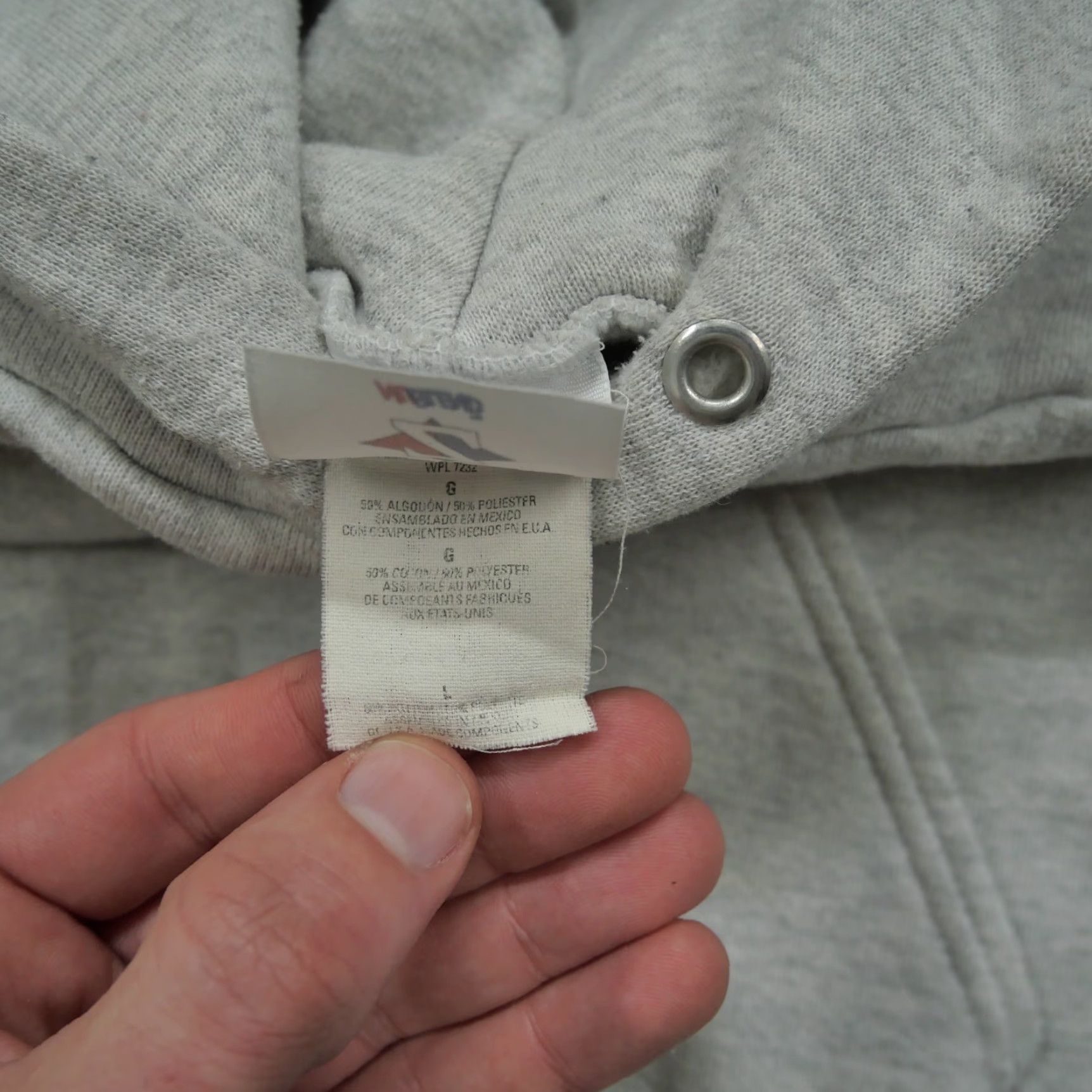 Jerzees VINTAGE Class Of 2000 Hoodie Men L Grey JERZEES Hooded Pullover, Graphic Vintage 2000s, Graduation, Regular Fit Size US L / EU 52-54 / 3 - 7 Thumbnail