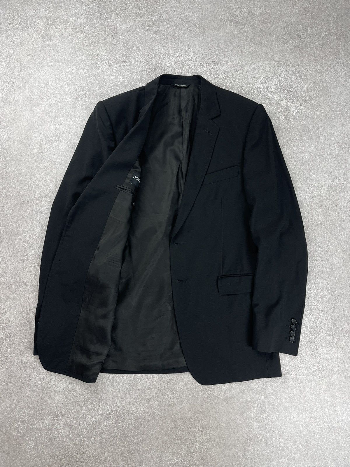 Dolce & Gabbana Dolce & Gabbana Black Blazer Men’s 50R Size 50R - 7 Thumbnail