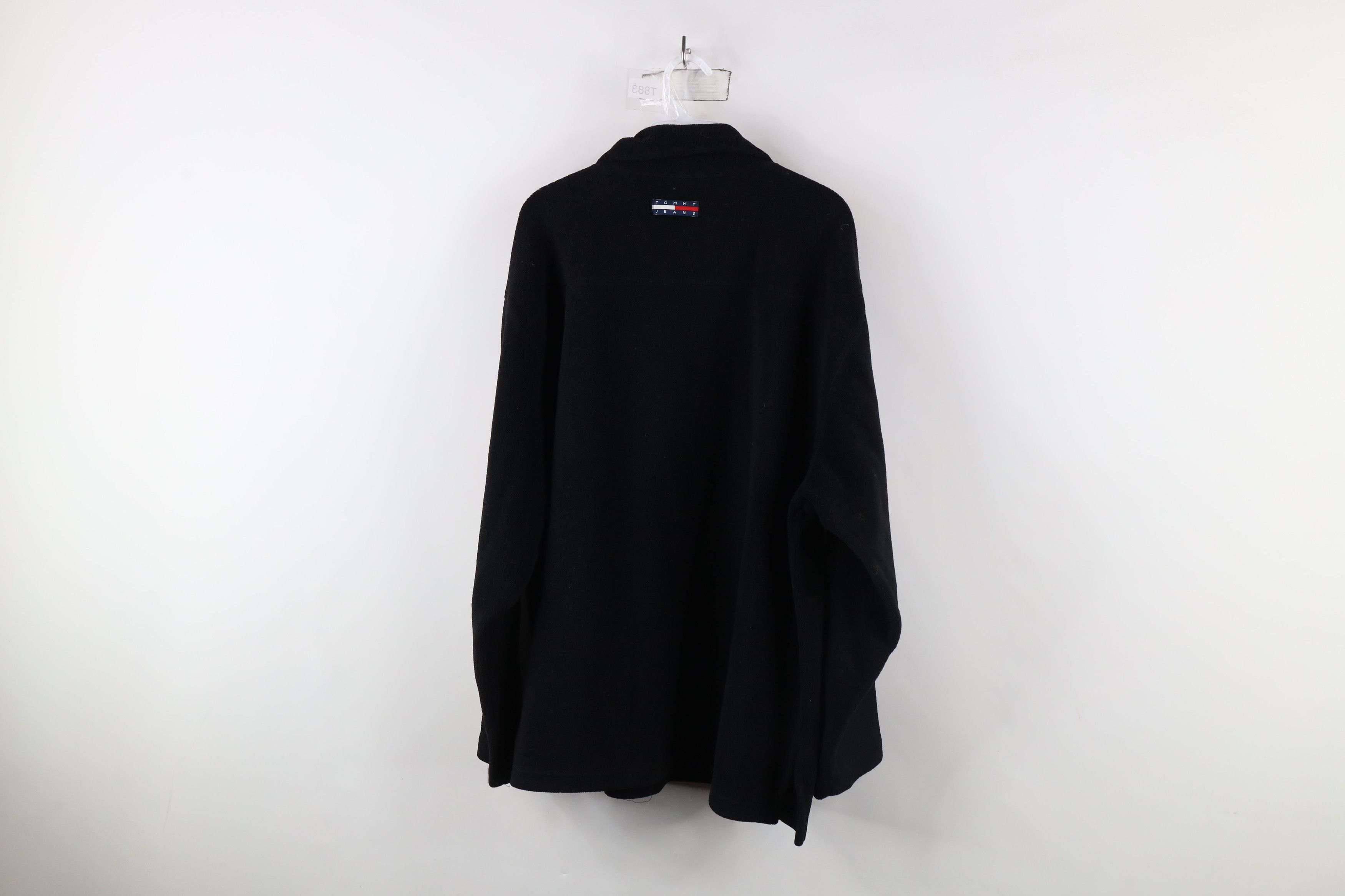 Tommy Hilfiger × Vintage Vintage 90s Tommy Hilfiger Half Zip Fleece Pullover Sweater Size US L / EU 52-54 / 3 - 12 Thumbnail