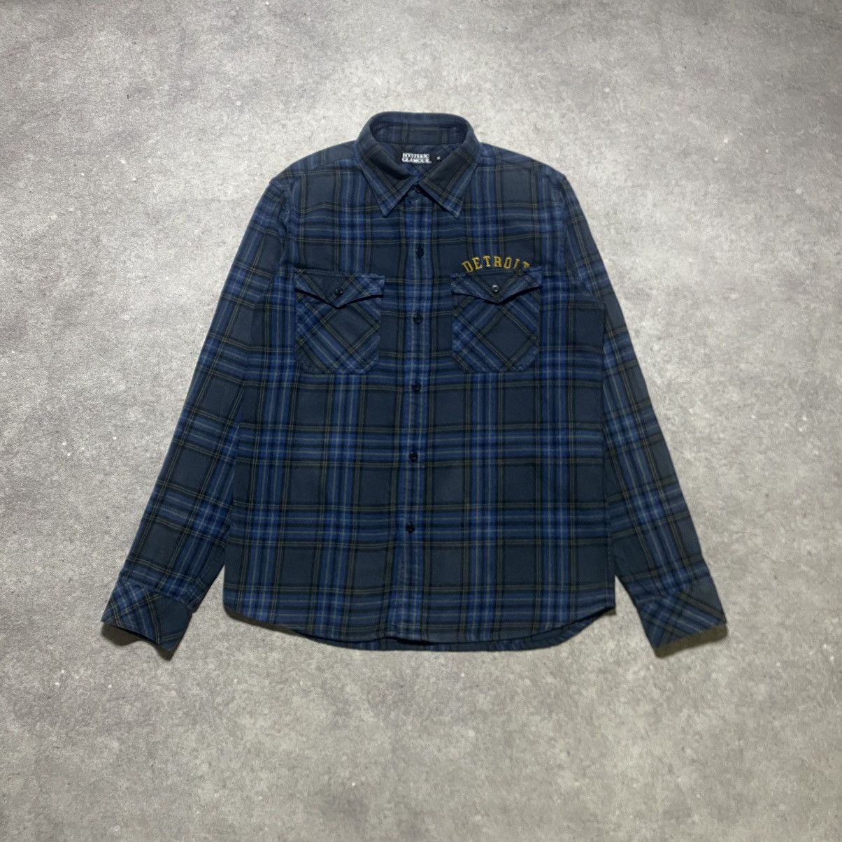 Hysteric Glamour Hysteric Glamour Detroit Michigan Herringbone Shirt Size US M / EU 48-50 / 2 - 1 Thumbnail