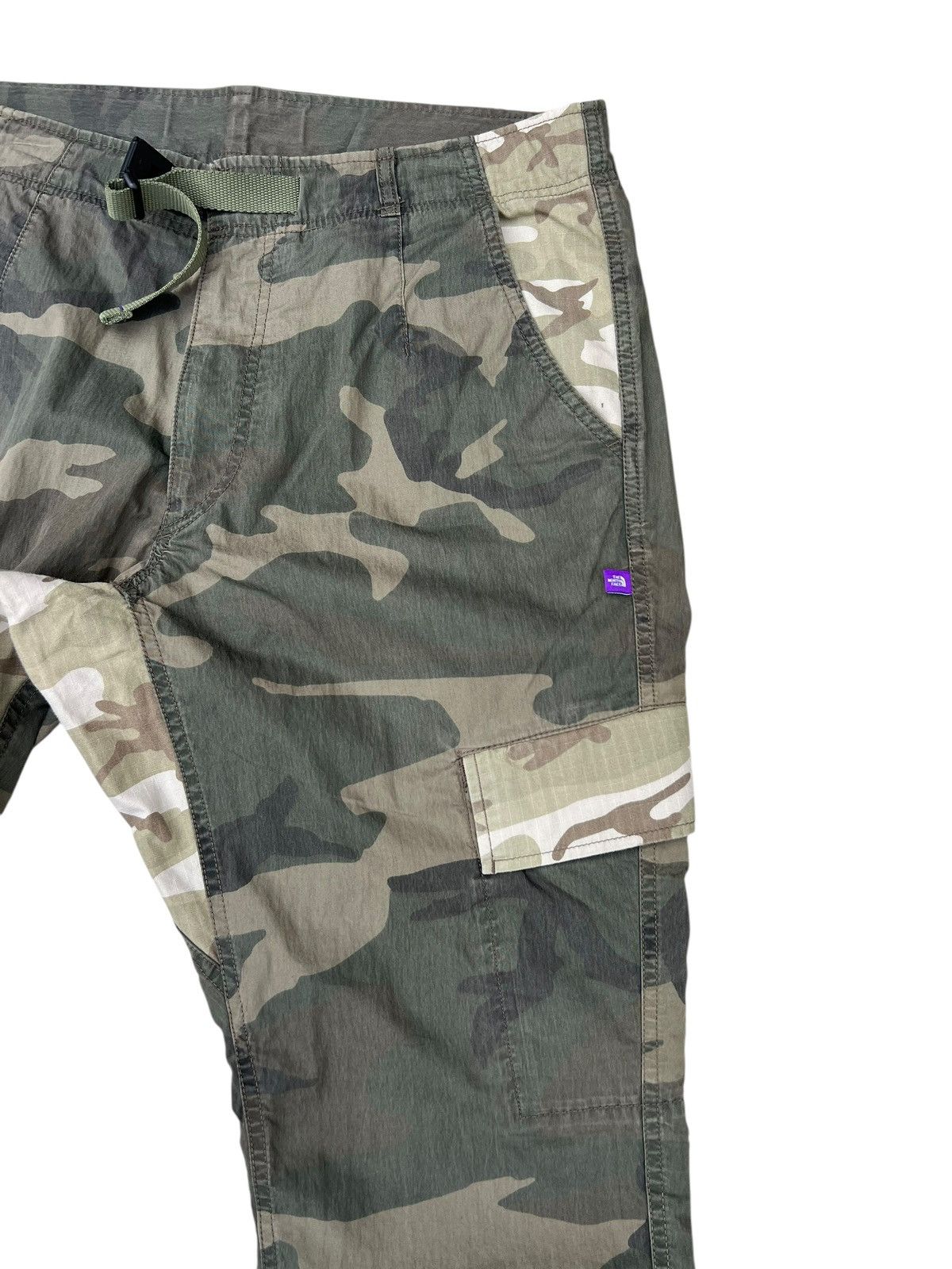 Nanamica × The North Face Purple Label TNF Purple Label Camouflage Cargo Trouser Pant Cropped Size US 33 - 11 Thumbnail
