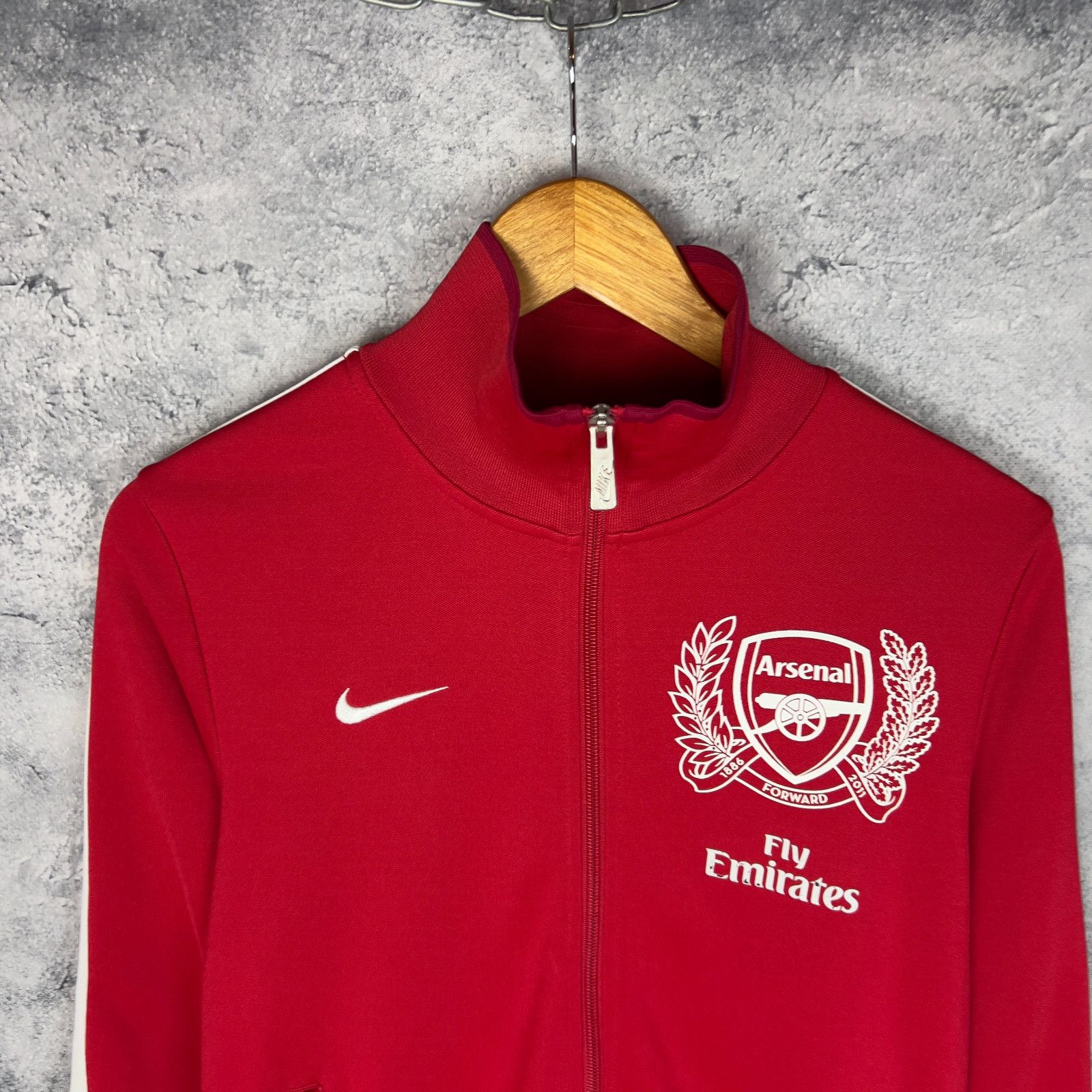 Nike Nike Arsenal Track Jacket Red Men's Size S Polyester ` Size US S / EU 44-46 / 1 - 2 Thumbnail