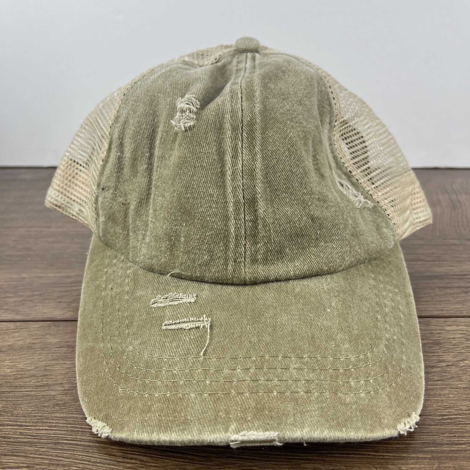 Other Plain Green Baseball Hat Green Hat Adjustable Adult Size Hat Size ONE SIZE - 3 Thumbnail