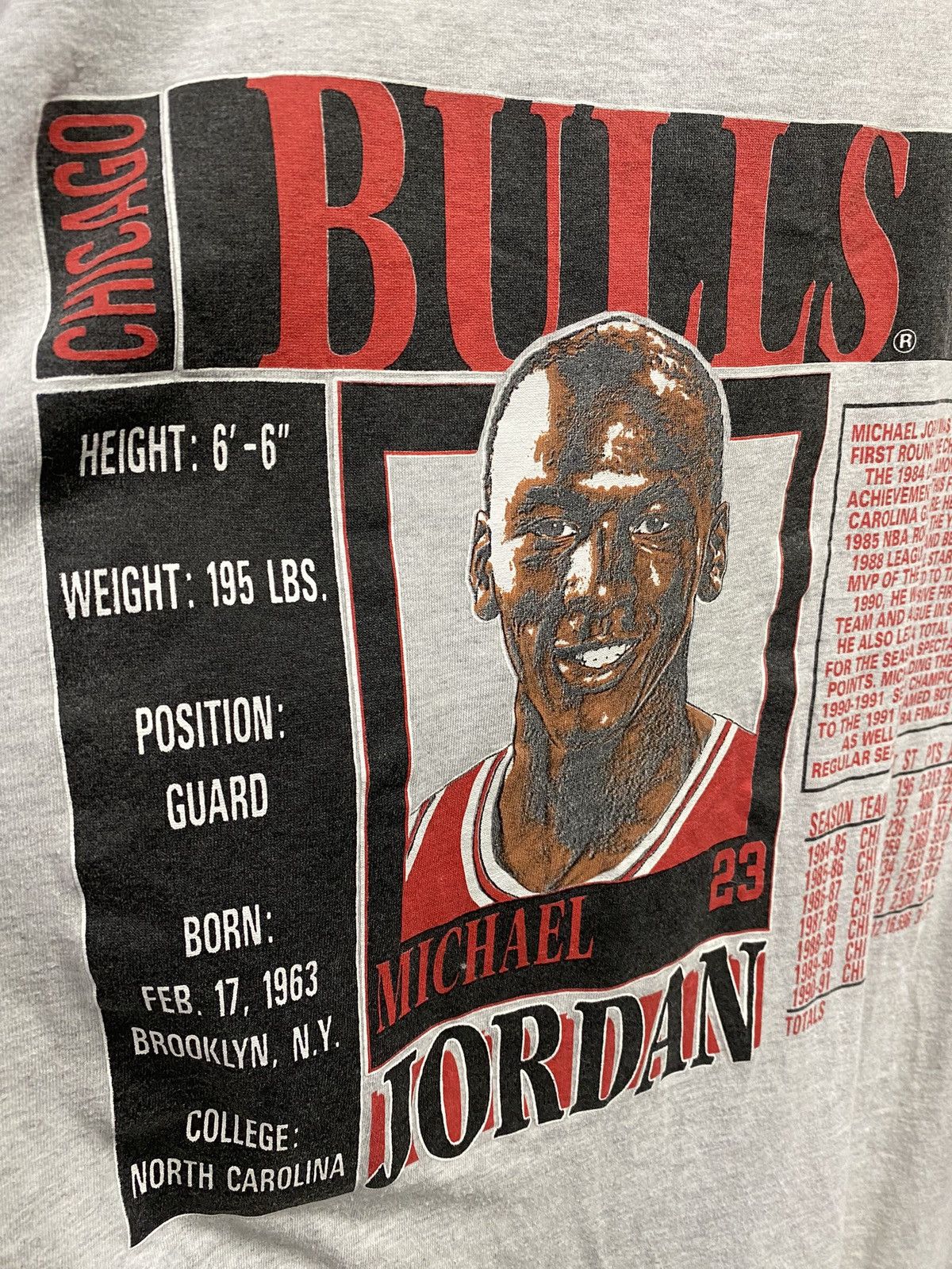 Nutmeg × Vintage Vintage 90’s Chicago Bulls Michael Jordan Shirt Adult Large Size US L / EU 52-54 / 3 - 8 Thumbnail