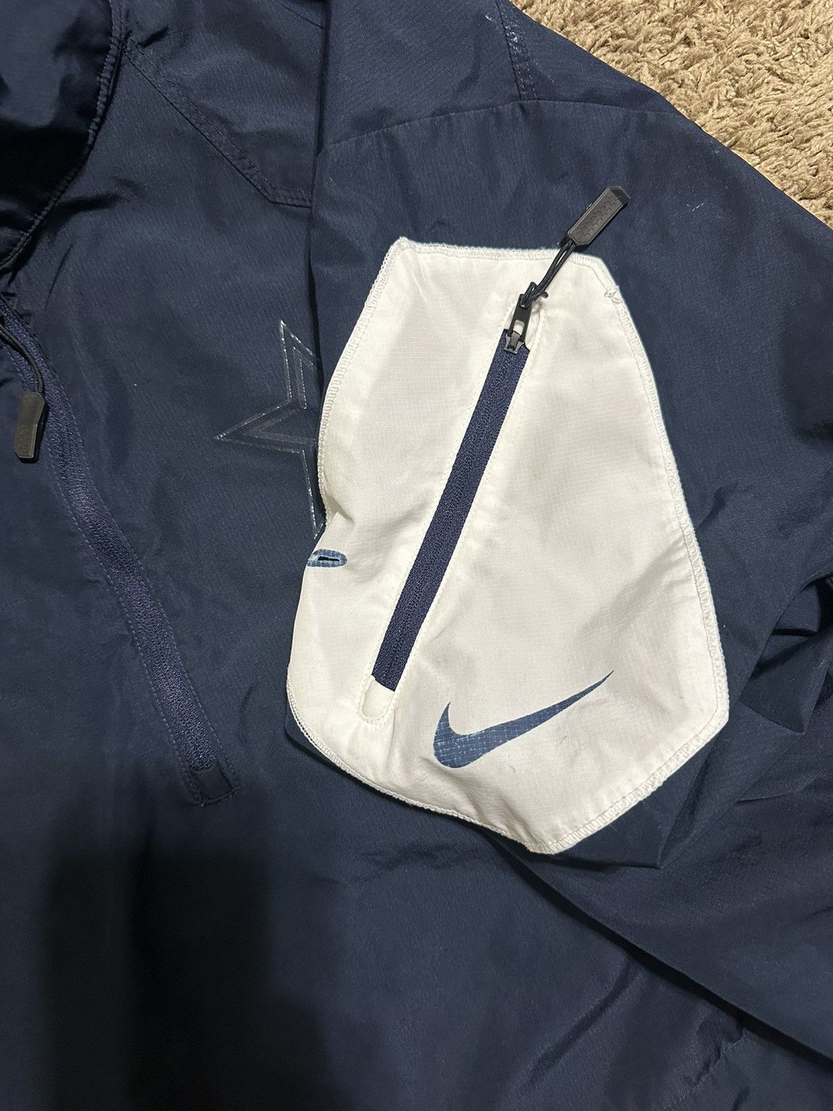 NFL × Nike × Vintage Vintage Nike NFL Dallas Cowboys windbreaker size XL Size US XL / EU 56 / 4 - 8 Thumbnail