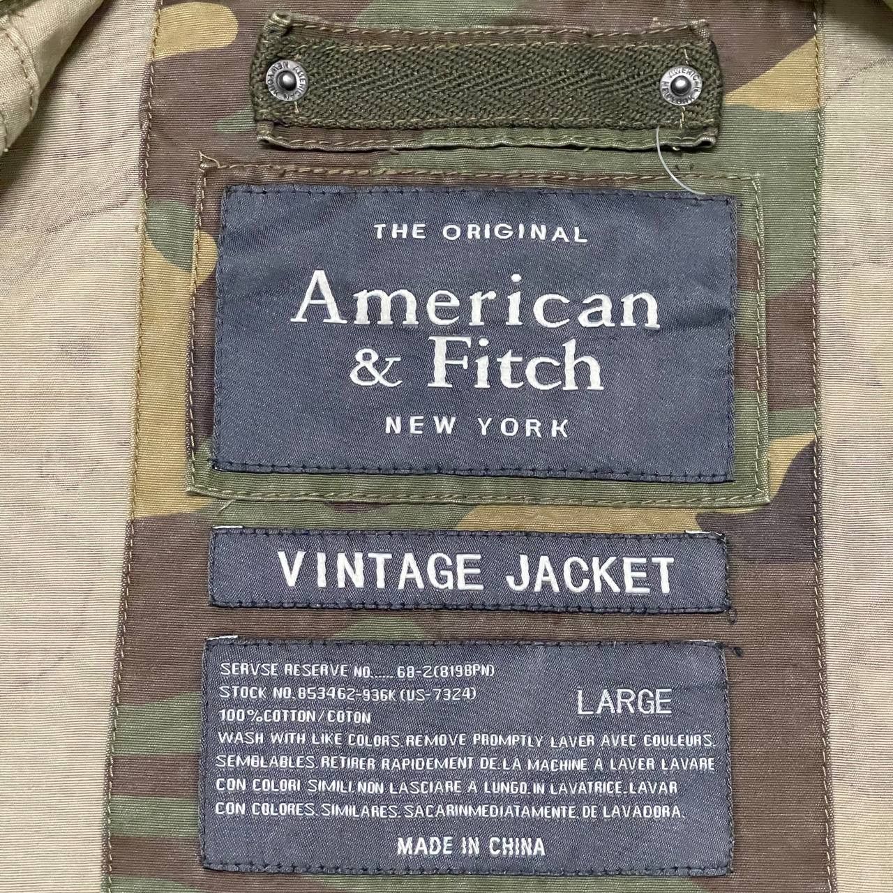 Abercrombie & Fitch Vintage American & Fitch New York Camo Jacket Size US L / EU 52-54 / 3 - 9 Thumbnail