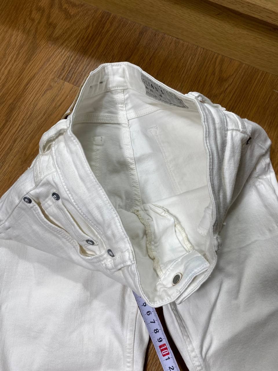 Allsaints × Japanese Brand Crazy Crash Dirty Baggy Faded Jean Japan Avant Garde Style Size US 28 / EU 44 - 10 Thumbnail
