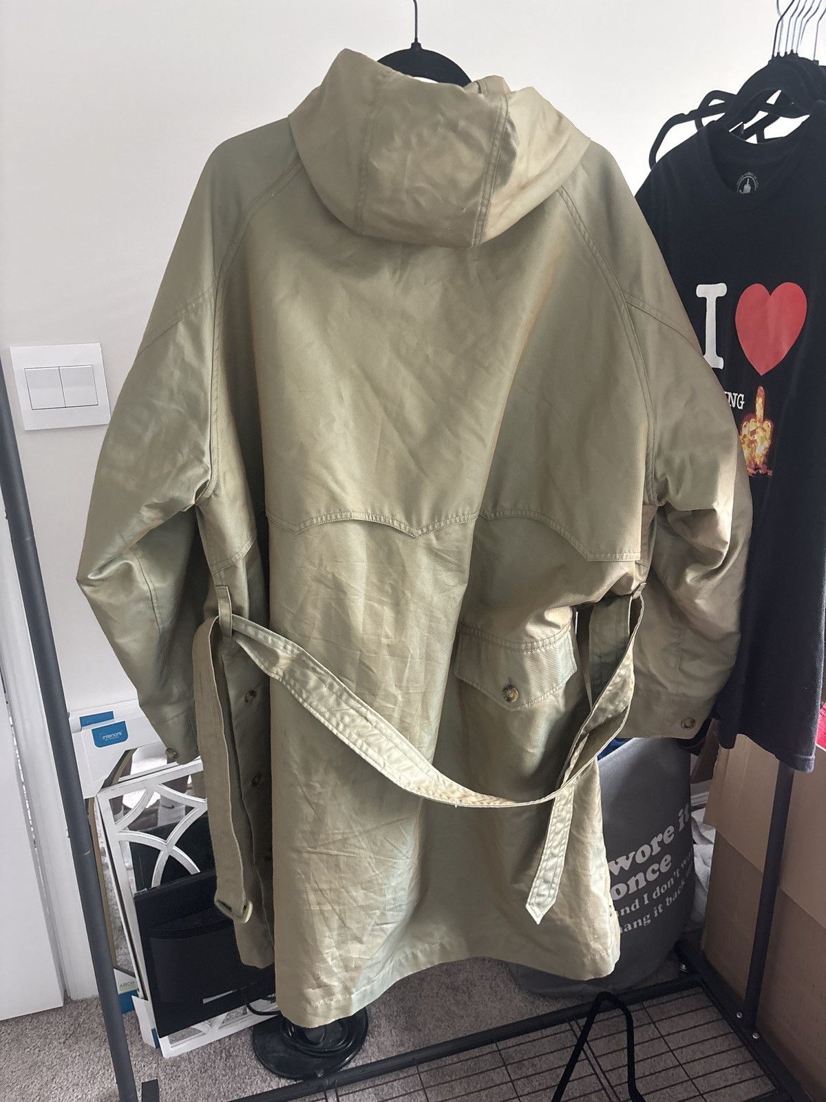Baracuta Baracuta Metallic/green finish trench coat Size US L / EU 52-54 / 3 - 7 Thumbnail