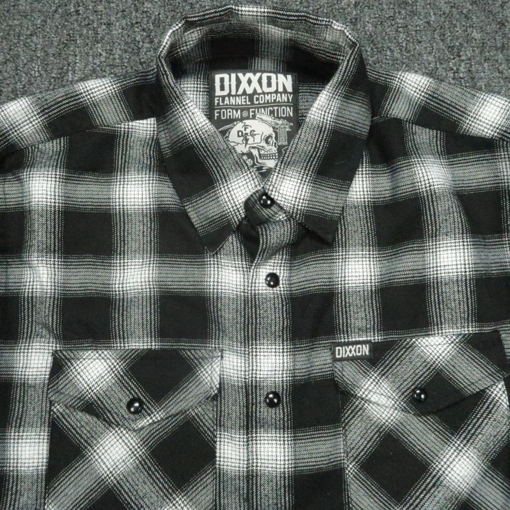 Vintage Dixxon Flannel Shirt Men S Black Plaid Long Sleeve Pearl Snap Vintage No Size US S / EU 44-46 / 1 - 2 Thumbnail