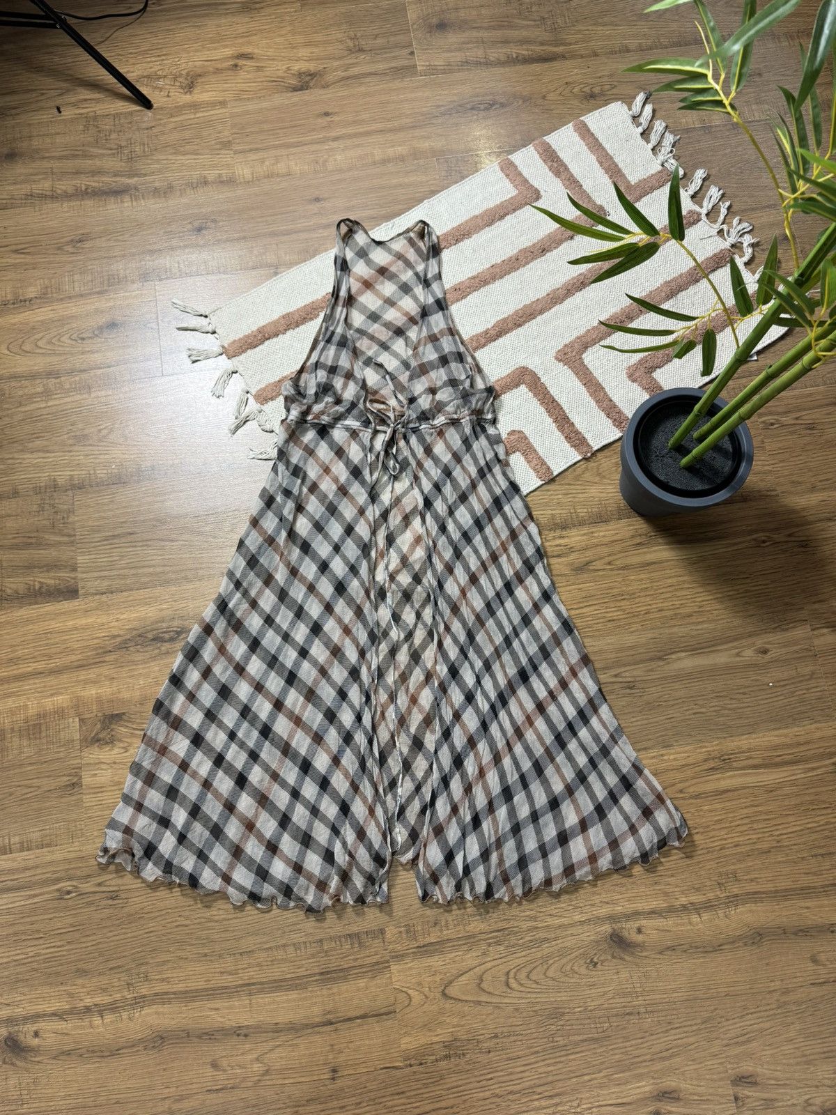 Vintage VINTAGE FULL MESH TIE DRESS Size ONE SIZE - 4 Thumbnail