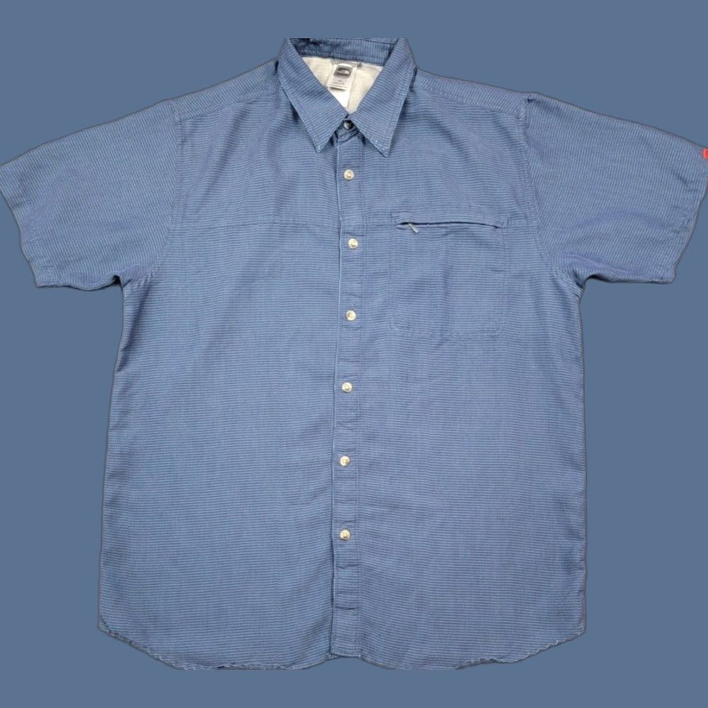 The North Face The North Face Shirt Mens Large Blue Short Sleeve Button Up Outdoor Casual Size US L / EU 52-54 / 3 - 1 Thumbnail