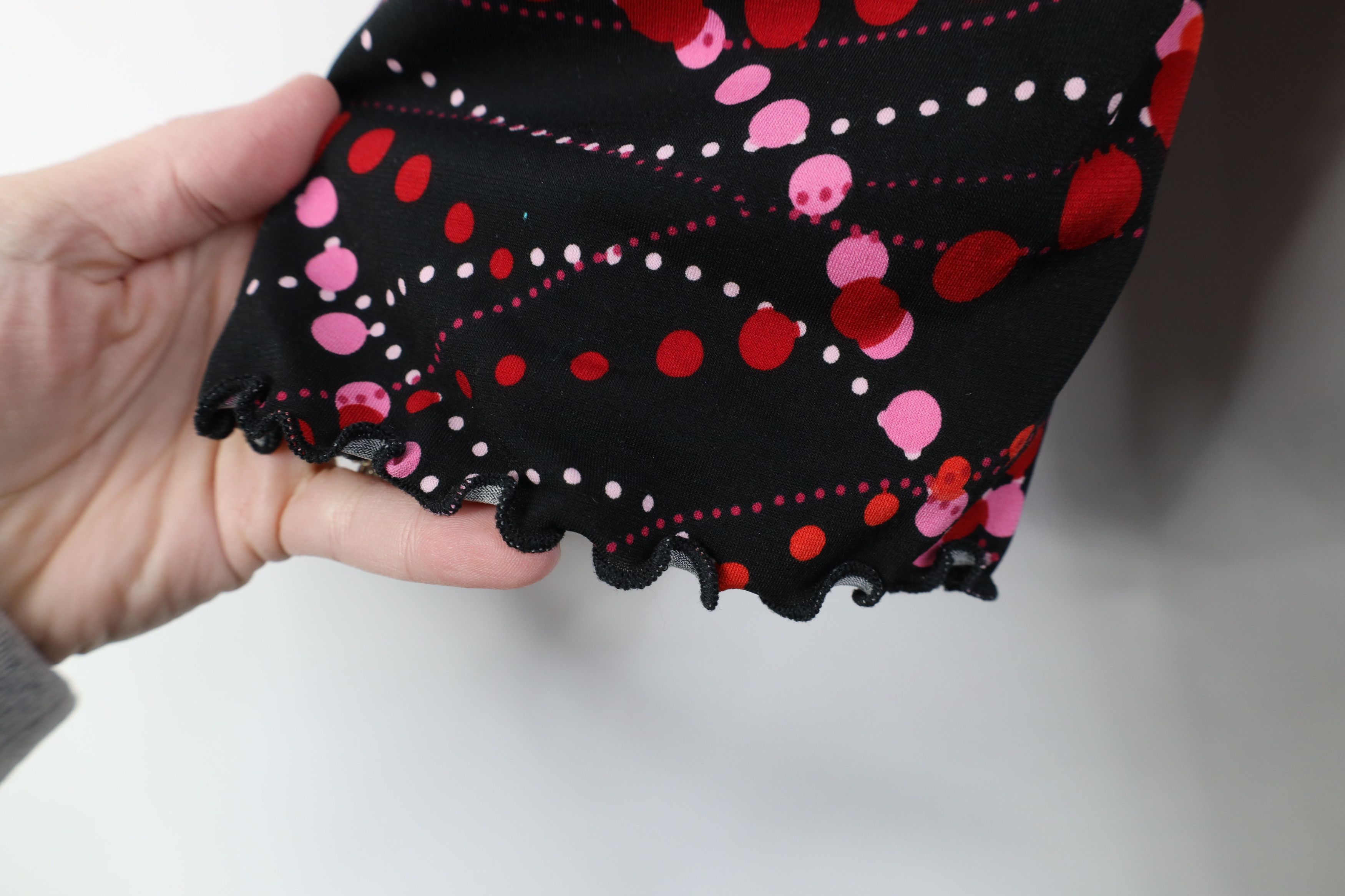 Vintage Vintage 90s Y2K Babydoll Polka Dot Ruffled Shirt Top USA Size M / US 6-8 / IT 42-44 - 7 Thumbnail