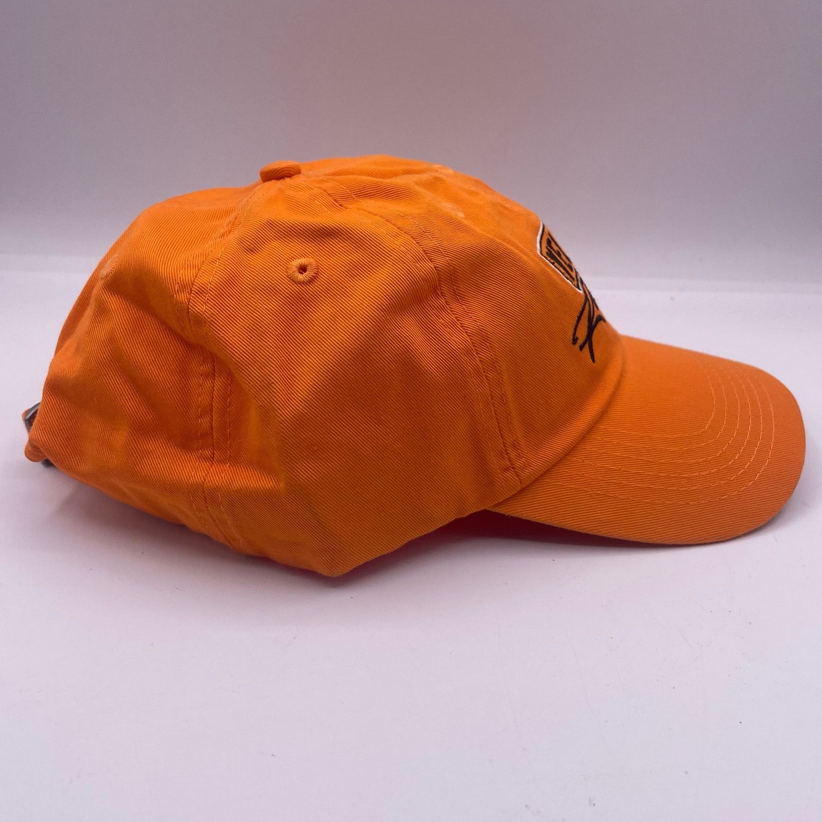 Other Yellow Racing Hat Cap Orange Canvas Adjustable Mens Unisex Size ONE SIZE - 3 Thumbnail