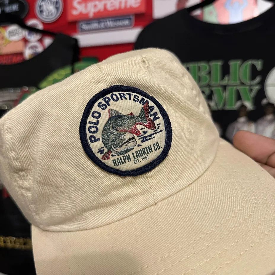 Polo Ralph Lauren Vintage Polo Ralph Lauren Polo Sportsman Trout Fishing Hat Size ONE SIZE - 3 Thumbnail