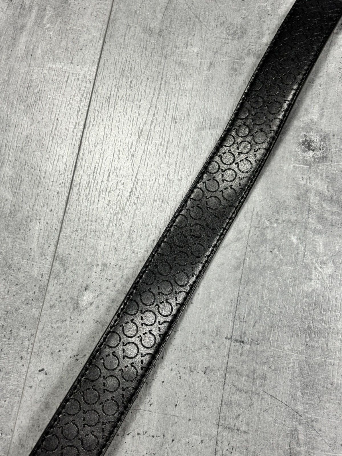 Salvatore Ferragamo Salvatore Ferragamo Black Belt Size 46 - 5 Thumbnail
