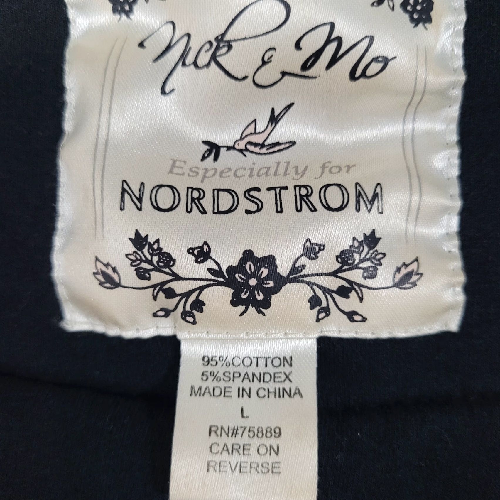 Nordstrom Nick & Mo Nordstrom Black Buttoned Ruffle 3/4 Sleeve Stretch Jacket Large L Size L / US 10 / IT 46 - 3 Thumbnail