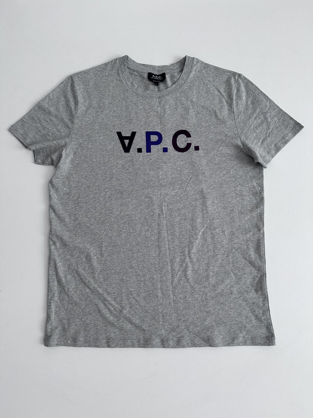 A.P.C. A.P.C. Multicoloured VPC T-Shirt - Violet SIZE XL Size US XL / EU 56 / 4 - 1 Thumbnail