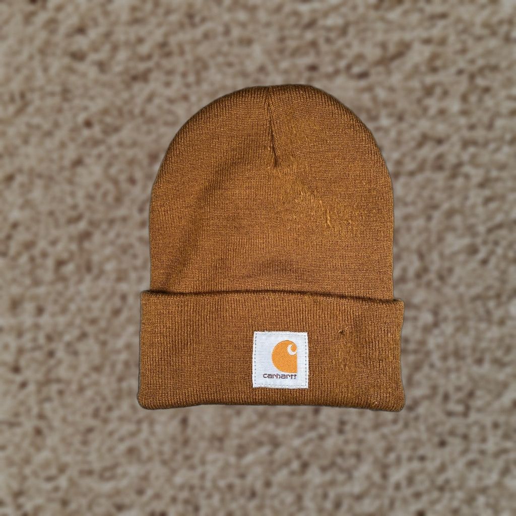 Carhartt Carhartt Beanie Hat Adult One Size Black Knit 100% Acrylic Workwear Outdoors Pagination? Size ONE SIZE - 1 Thumbnail