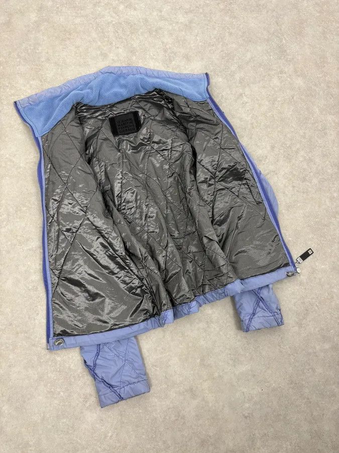 Marithe + Francois Girbaud FW2000 Marithé + François Girbaud Light Blue Quilted Geometric Nylon Jacket Size US S / EU 44-46 / 1 - 9 Thumbnail