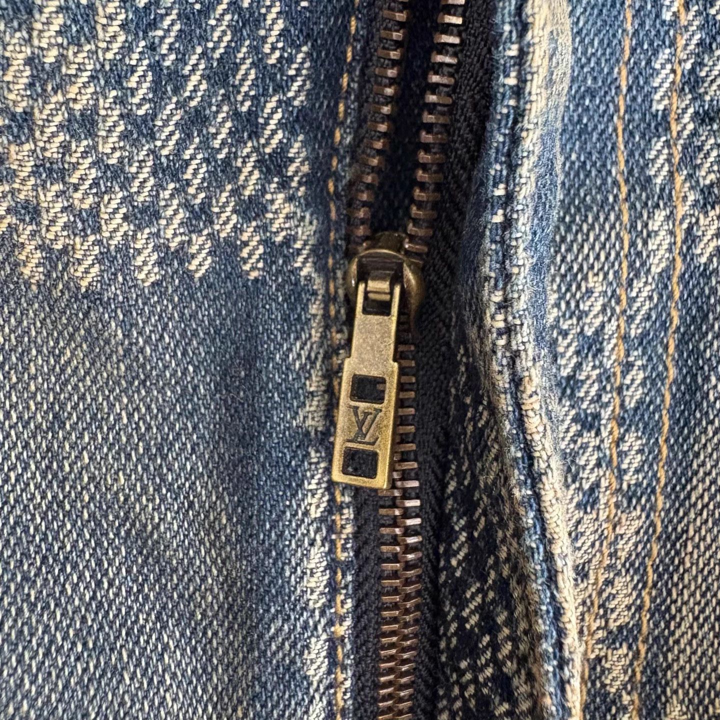 Louis Vuitton Louis Vuitton Pharrell Damier Check Denim Jeans 30 Size US 30 / EU 46 - 6 Thumbnail