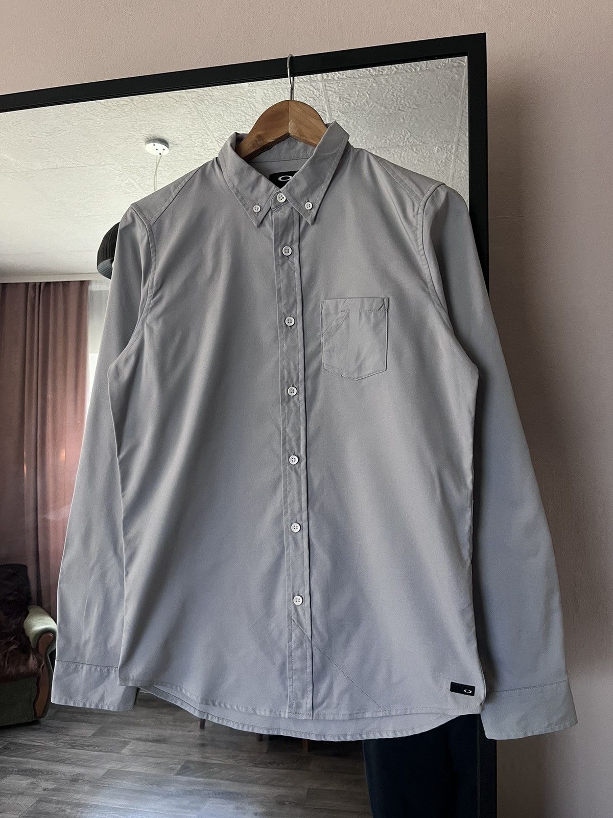 Oakley Oakley Y2K Vintage Long Sleeve Shirt Grey Size US S / EU 44-46 / 1 - 2 Thumbnail