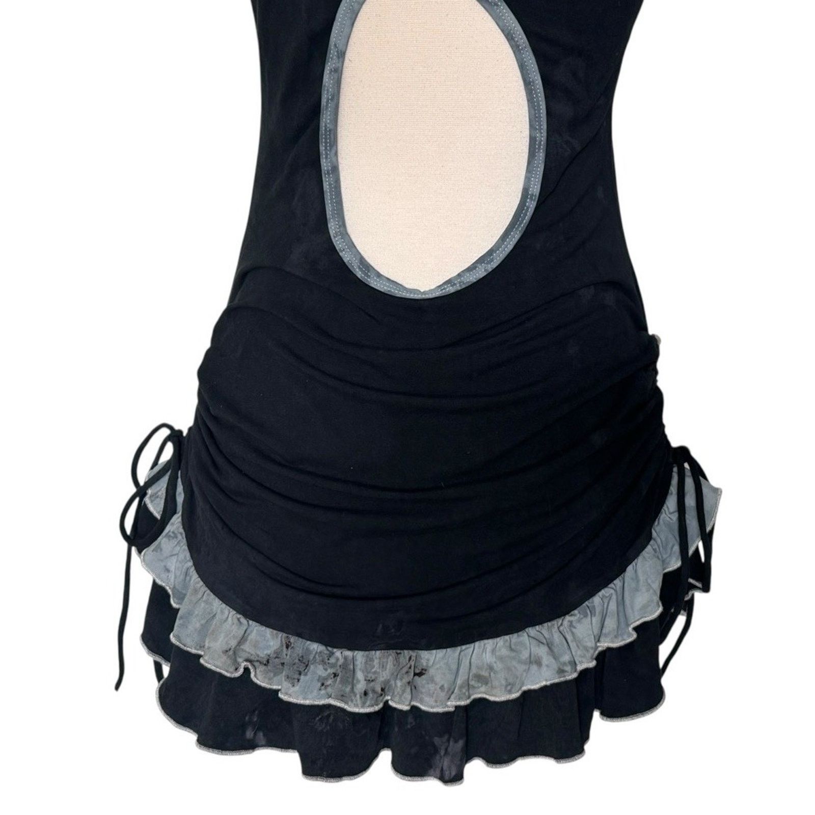 Other RARE Indie Vintage Mini Dress Y2K Coquette Cottagecore Goth Size M / US 6-8 / IT 42-44 - 10 Thumbnail