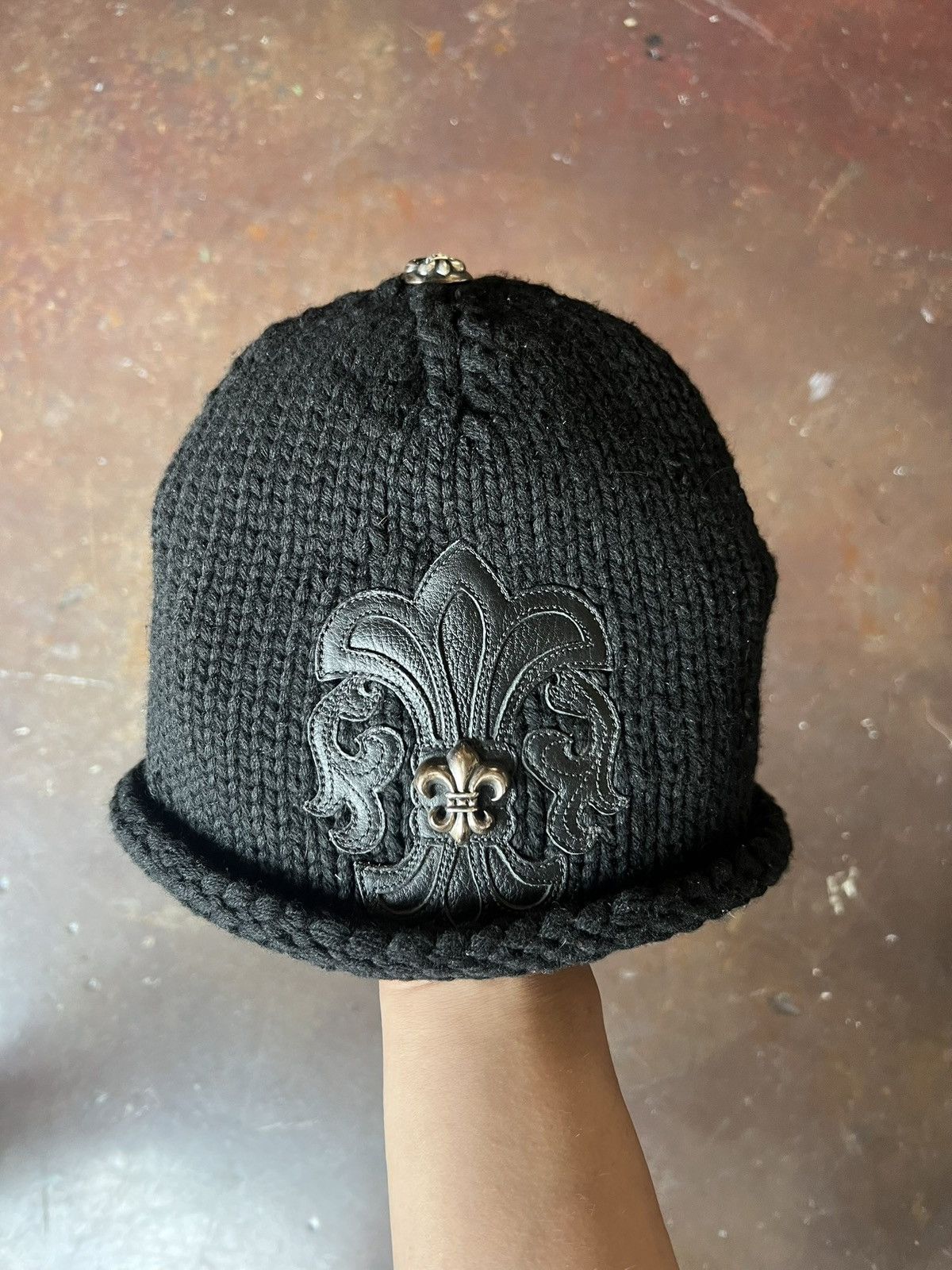 Chrome Hearts SOLD Chrome hearts cashmere fleur beanie Size ONE SIZE - 1 Thumbnail