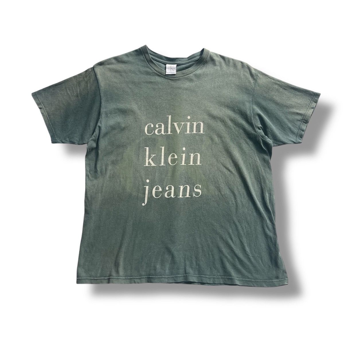 Calvin Klein Vintage 90s CK Calvin Klein Sun Fades Tshirt Large Size US L / EU 52-54 / 3 - 1 Thumbnail