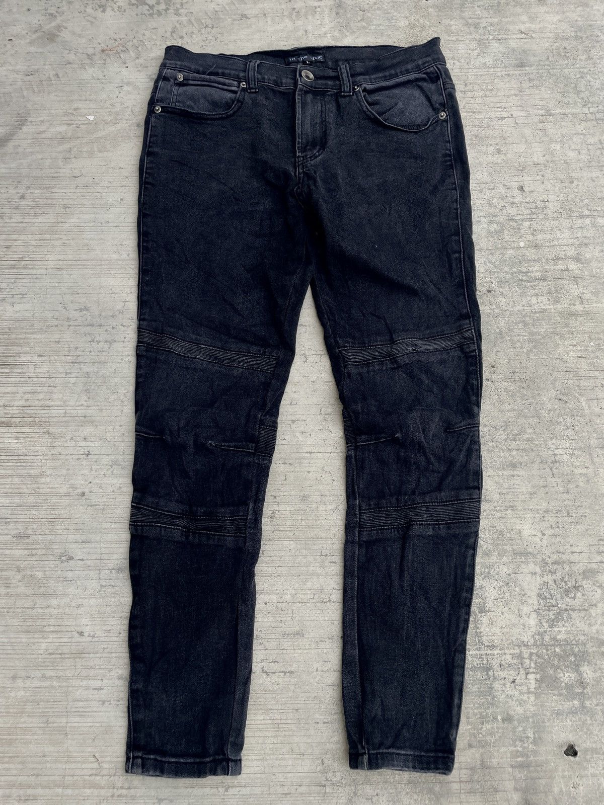 Balmain 2000s japanese in the attic biker jeans Size US 30 / EU 46 - 1 Thumbnail
