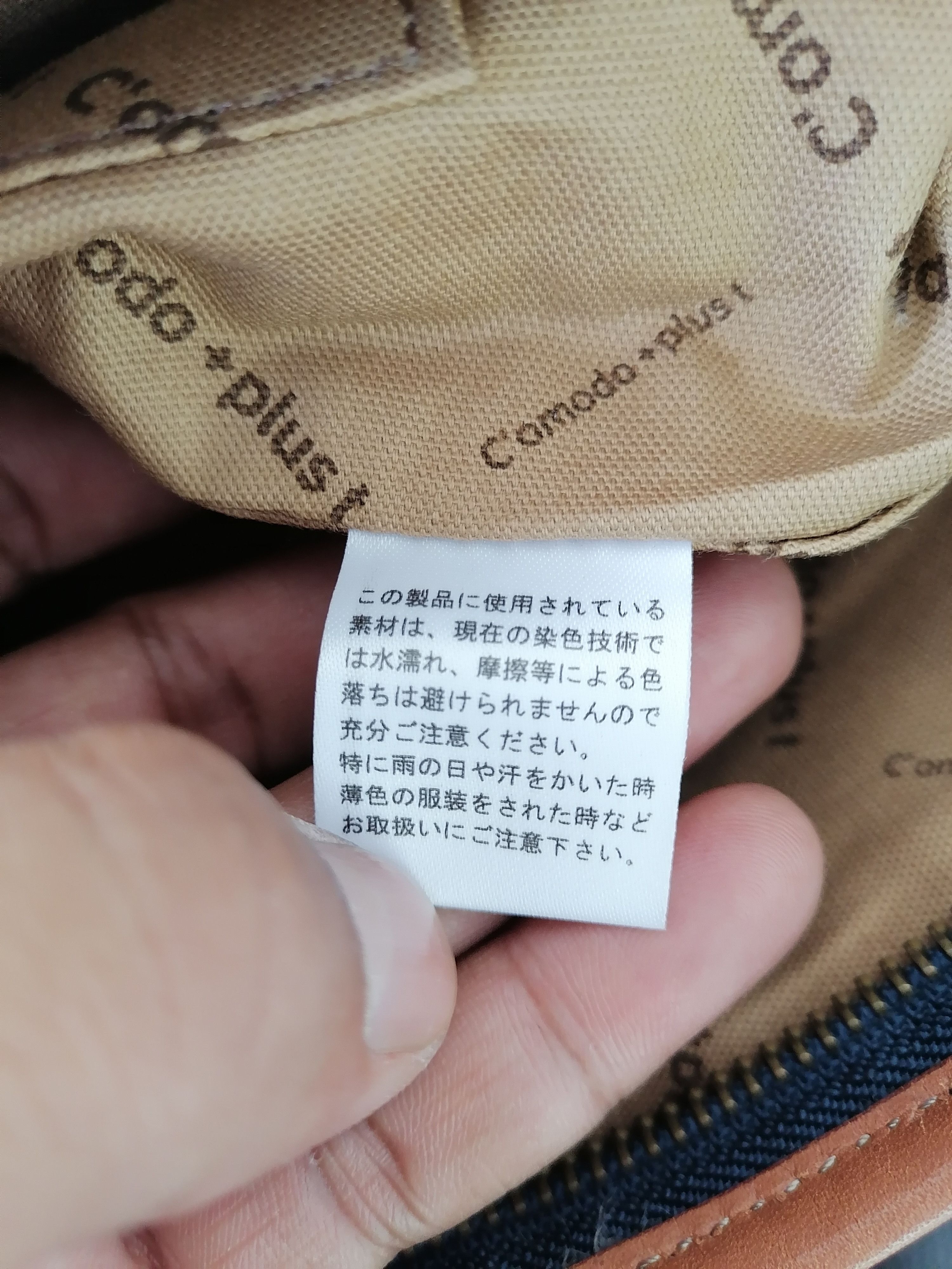 Japanese Brand × Leather Vintage Japan C'omodo Plus T Sling / Crossbody Bag Size ONE SIZE - 7 Thumbnail