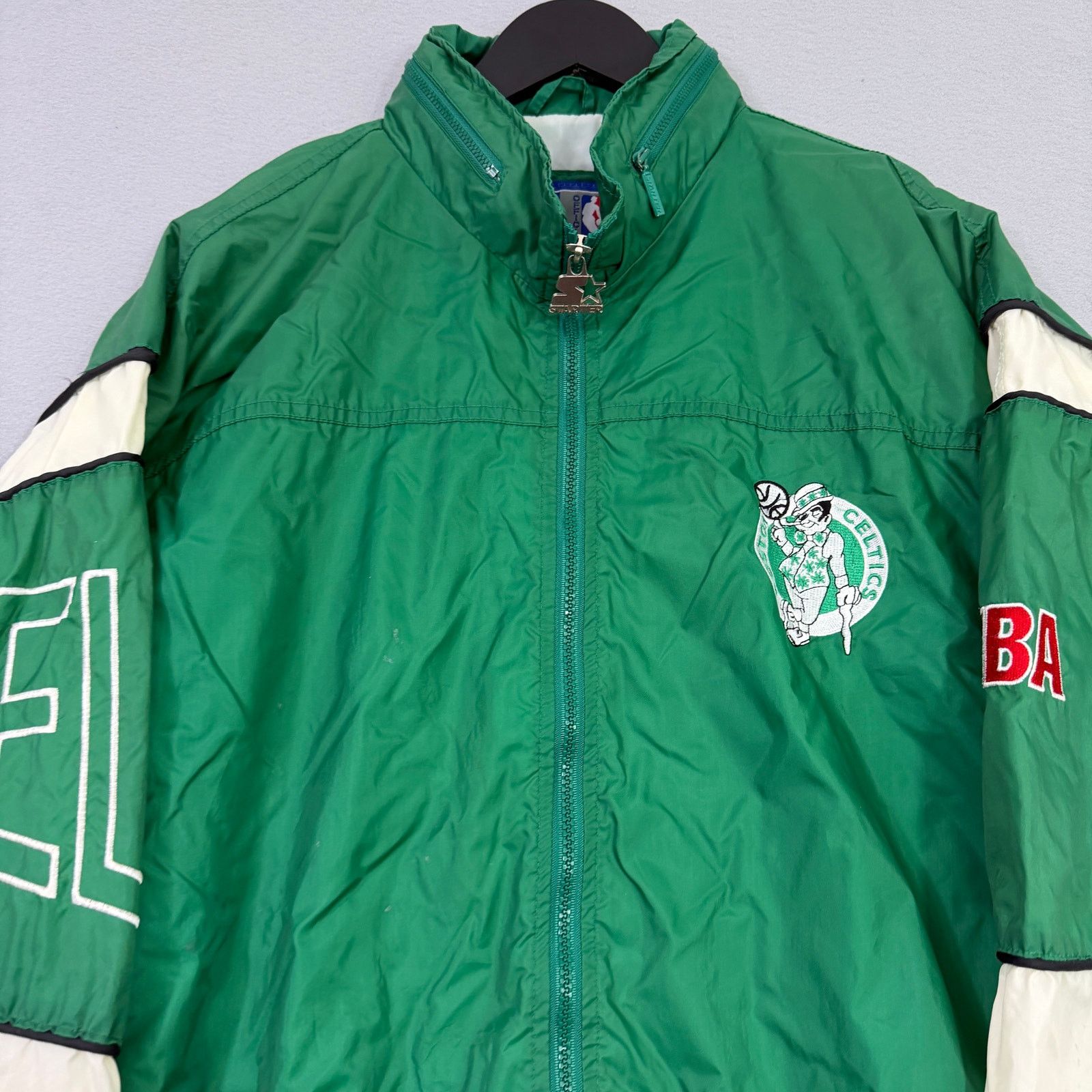 Vintage Vintage Starter Boston Celtics Windbreaker Jacket Large Size US L / EU 52-54 / 3 - 2 Thumbnail