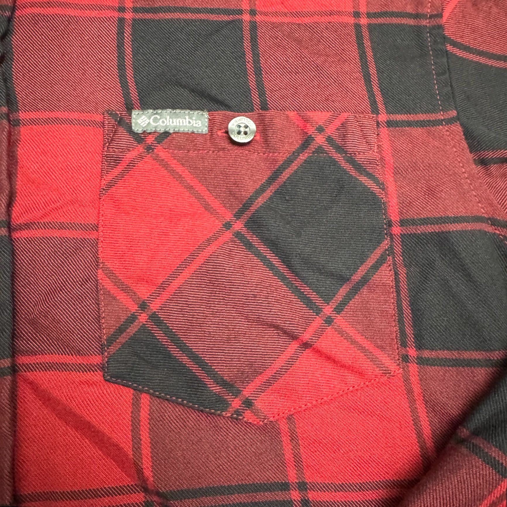 Vintage Columbia Shirt Mens Medium Red Plaid Long Sleeve Button-Up Casual Flannel Size US M / EU 48-50 / 2 - 6 Thumbnail