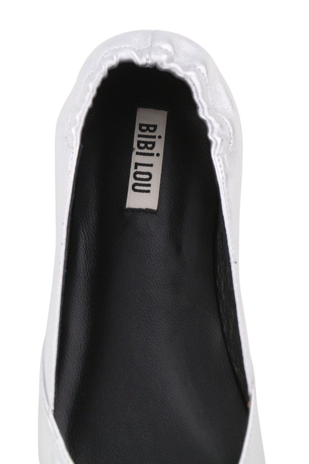 Other BIBI LOU BOCHUM EU37 Silver Leather Pointed Flats 87561 Size US 6 / IT 36 - 10 Thumbnail