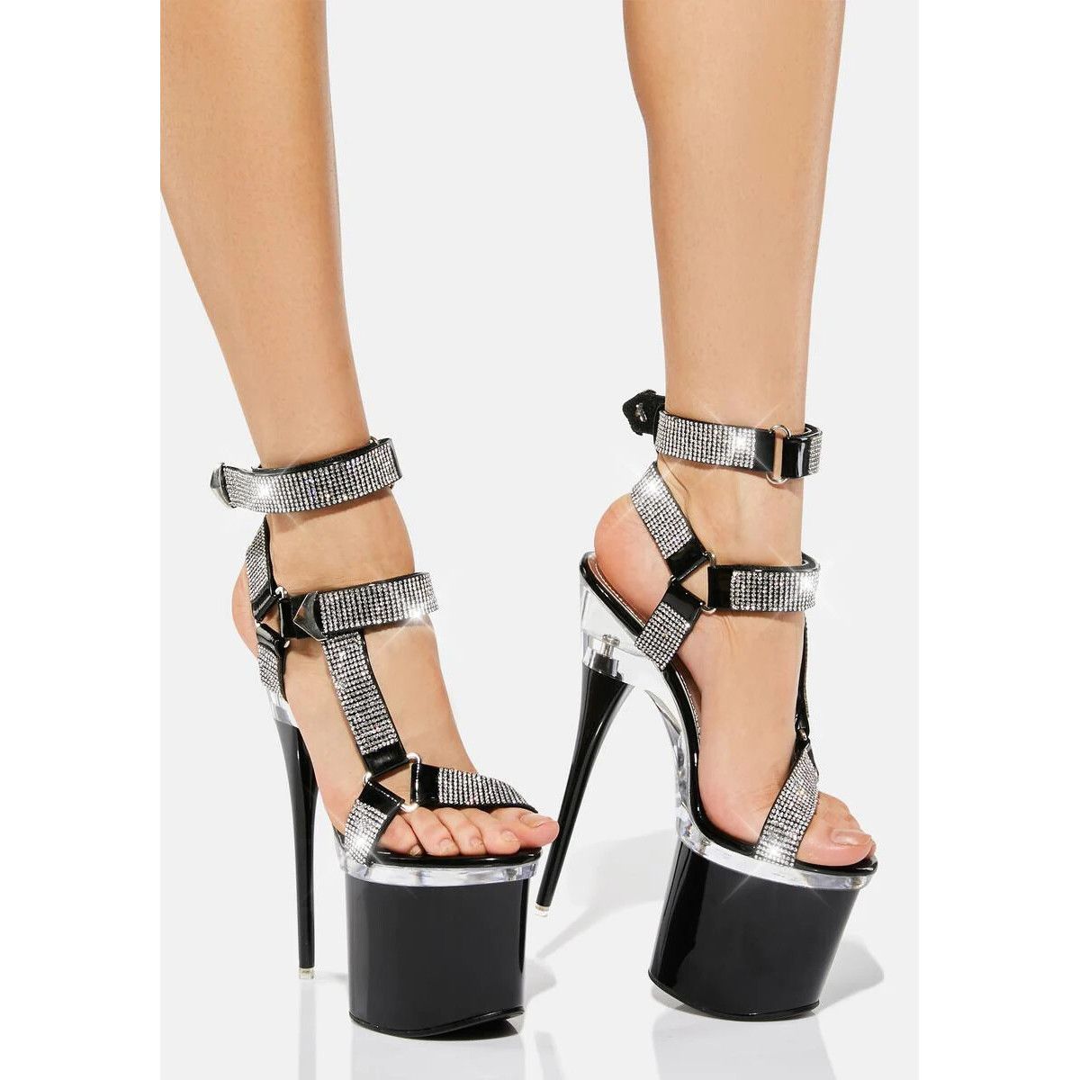 Bulls Black Slim Stiletto 8