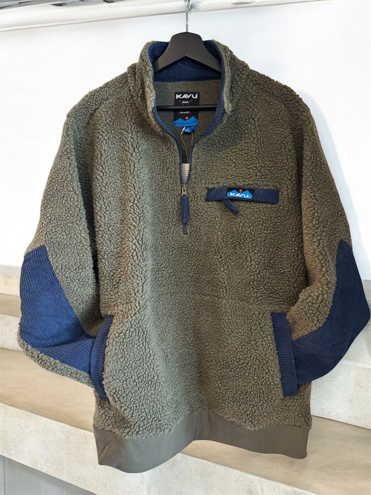 KAVU Calawah Moss Green Quarter Zip Size US L / EU 52-54 / 3 - 1 Thumbnail