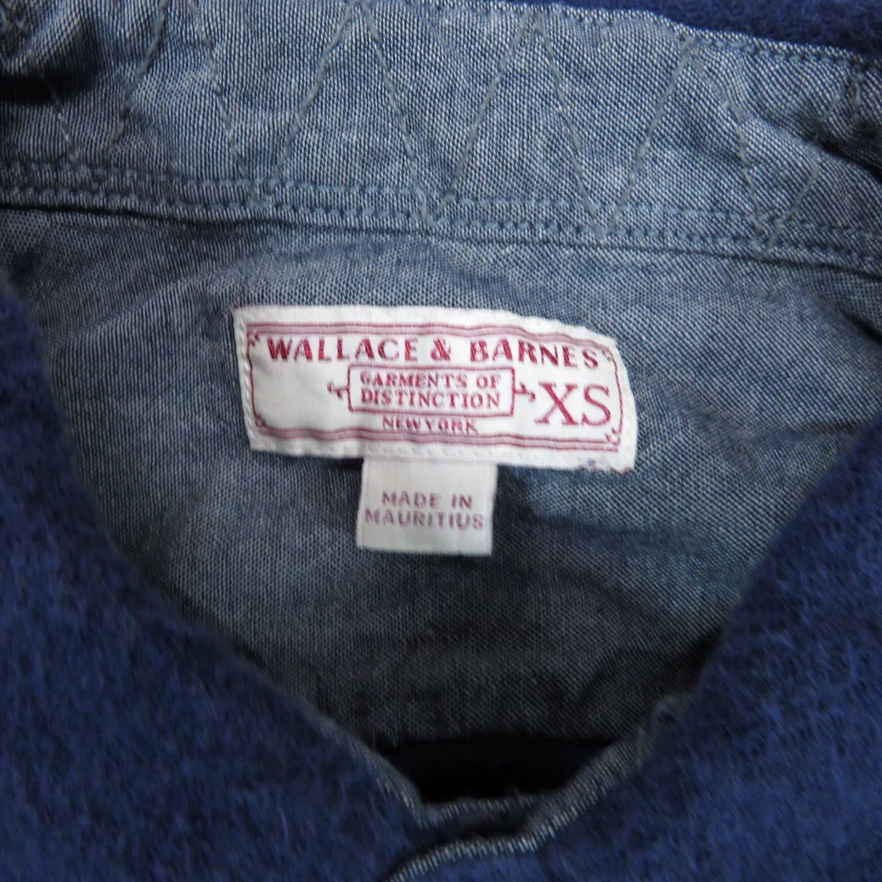 Wallace & Barnes Wallace & Barnes Flannel Shirt Mens XS Navy Plaid Heavyweight Thick Button-Up Casual Workwear Size US XS / EU 42 / 0 - 3 Thumbnail