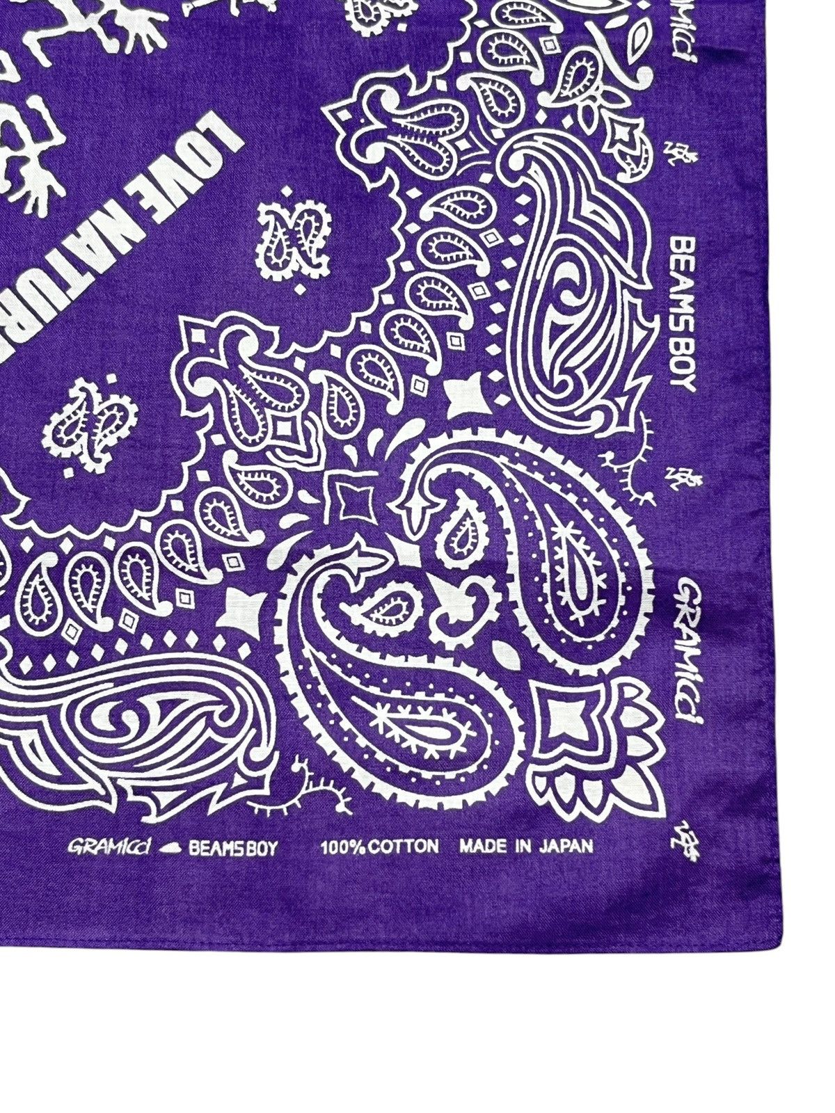 Gramicci Ultra RARE! Vtg Gramicci x Beams Boy Paisley Bandana Japan Size ONE SIZE - 4 Thumbnail