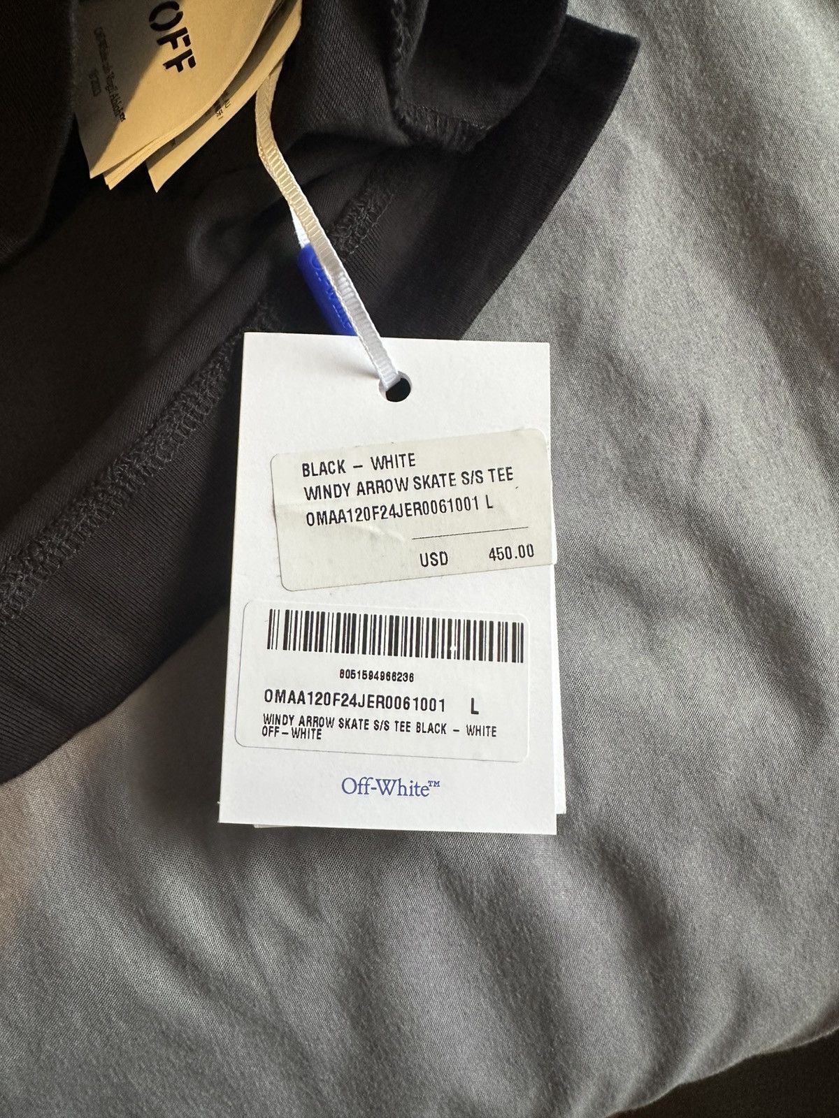 Off-White Off-White Windy Arrow SS Skate tee Size US L / EU 52-54 / 3 - 4 Thumbnail