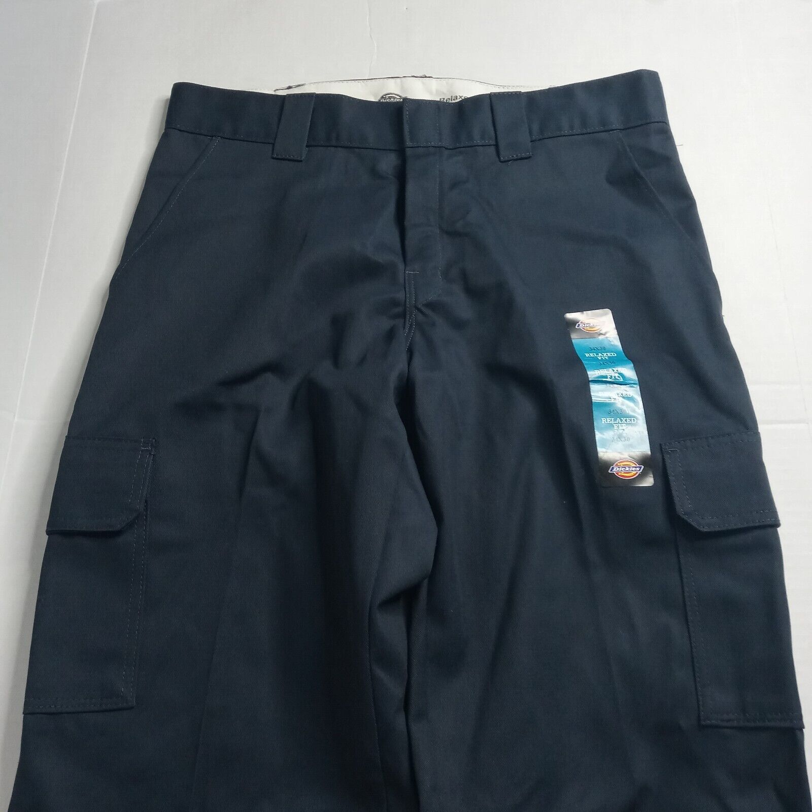 Dickies Dickies Cargo Pants Mens 34x30 Blue Relaxed Fit Straight Leg Size US 34 / EU 50 - 2 Thumbnail