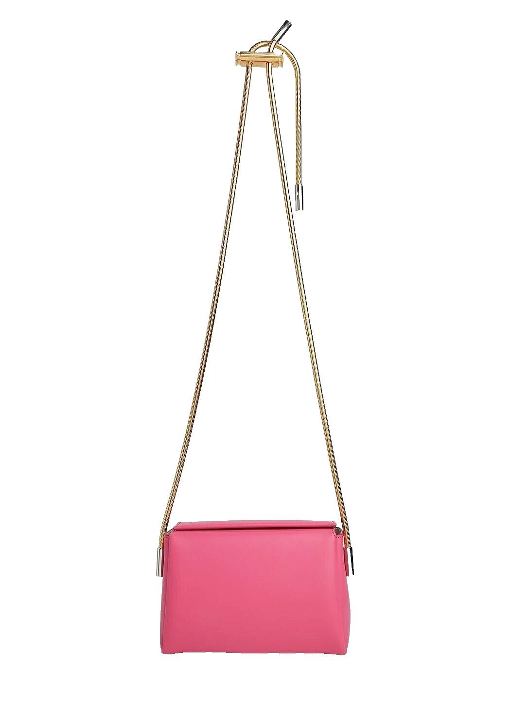 Marni MARNI Toggle Small Pink Leather Shoulder Bag New Size ONE SIZE - 3 Thumbnail