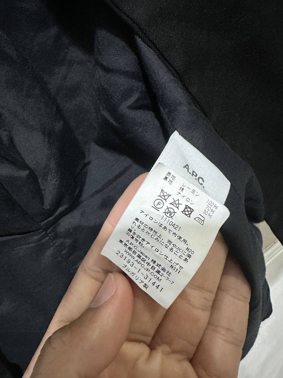 A.P.C. A.p.c black blazer Size S / US 4 / IT 40 - 8 Thumbnail