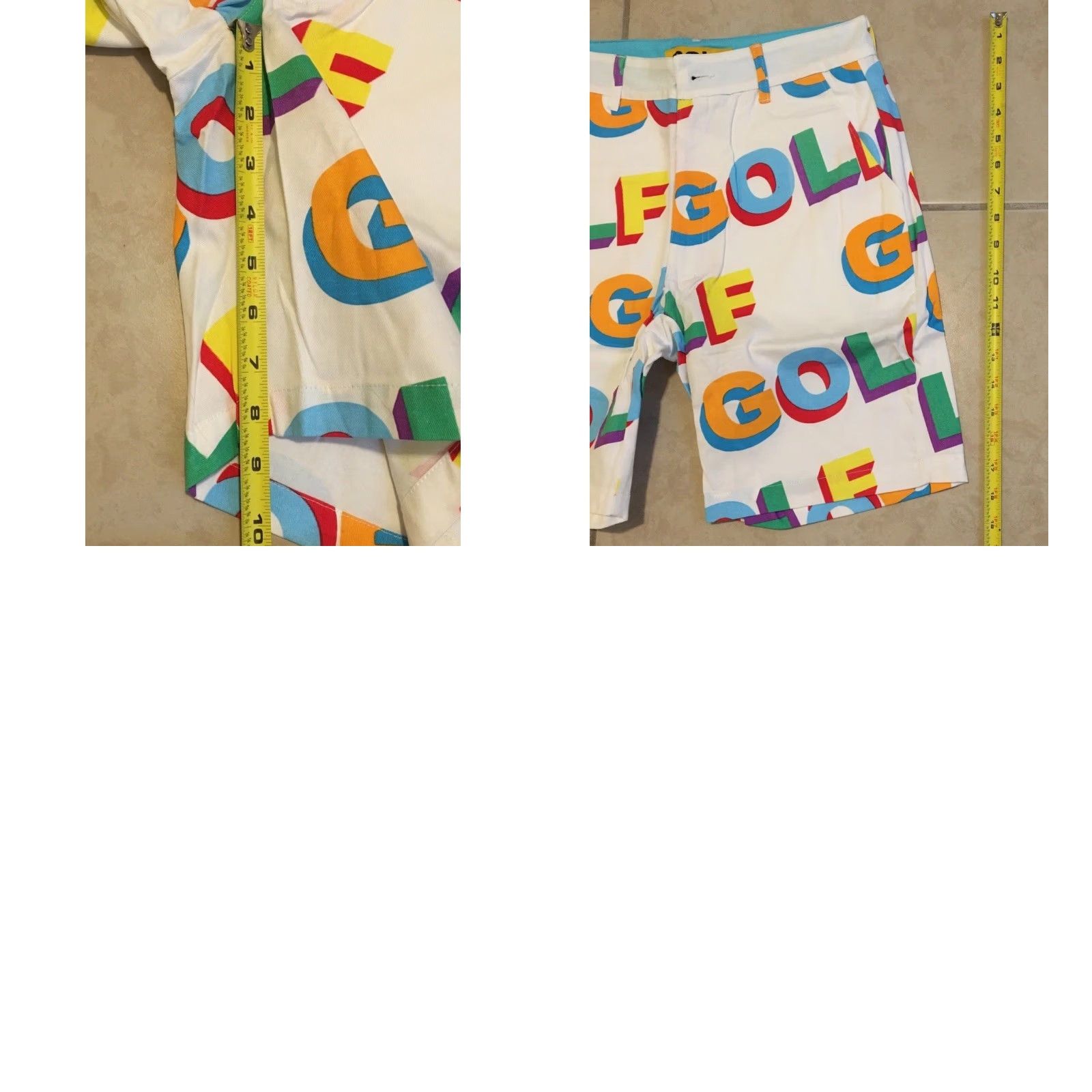Golf Wang NEW Golf Wang 3D Logo Shorts 28 Odd Future Tyler The Creator Earl Le Fleur Mens Chino White Logo 3D Vintage? No. [But must avoid adding info.] Size US 28 / EU 44 - 8 Thumbnail