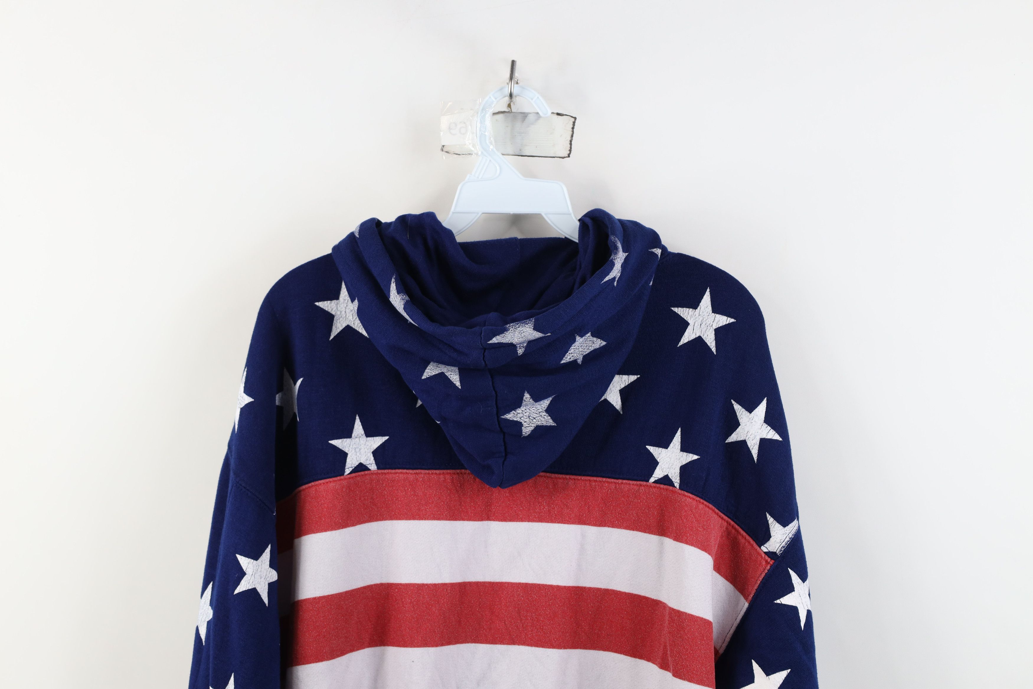 Vintage Vintage 90s Y2K Streetwear USA Flag Washington DC Hoodie Size US L / EU 52-54 / 3 - 15 Thumbnail