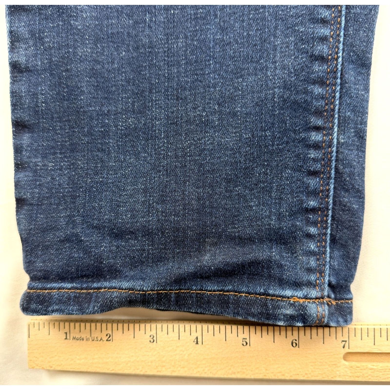 Mott & Bow Mott & Bow Jeans Mens 34x32 Slim Denim Blue Stretch 5-Pocket Straight Dark Wash Regular 34 Inseam 32.5" Size US 34 / EU 50 - 3 Thumbnail