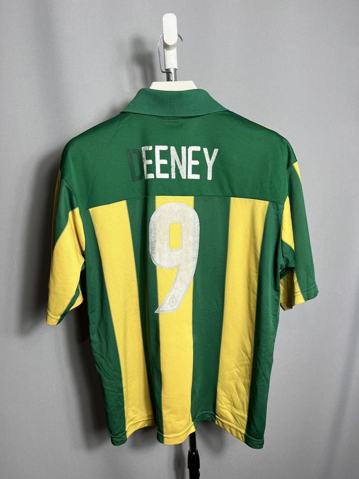 Other #9 Deeney WEST BROMWICH ALBION BAGGIES AWAY SHIRT 2001-2003 Size US XL / EU 56 / 4 - 10 Thumbnail
