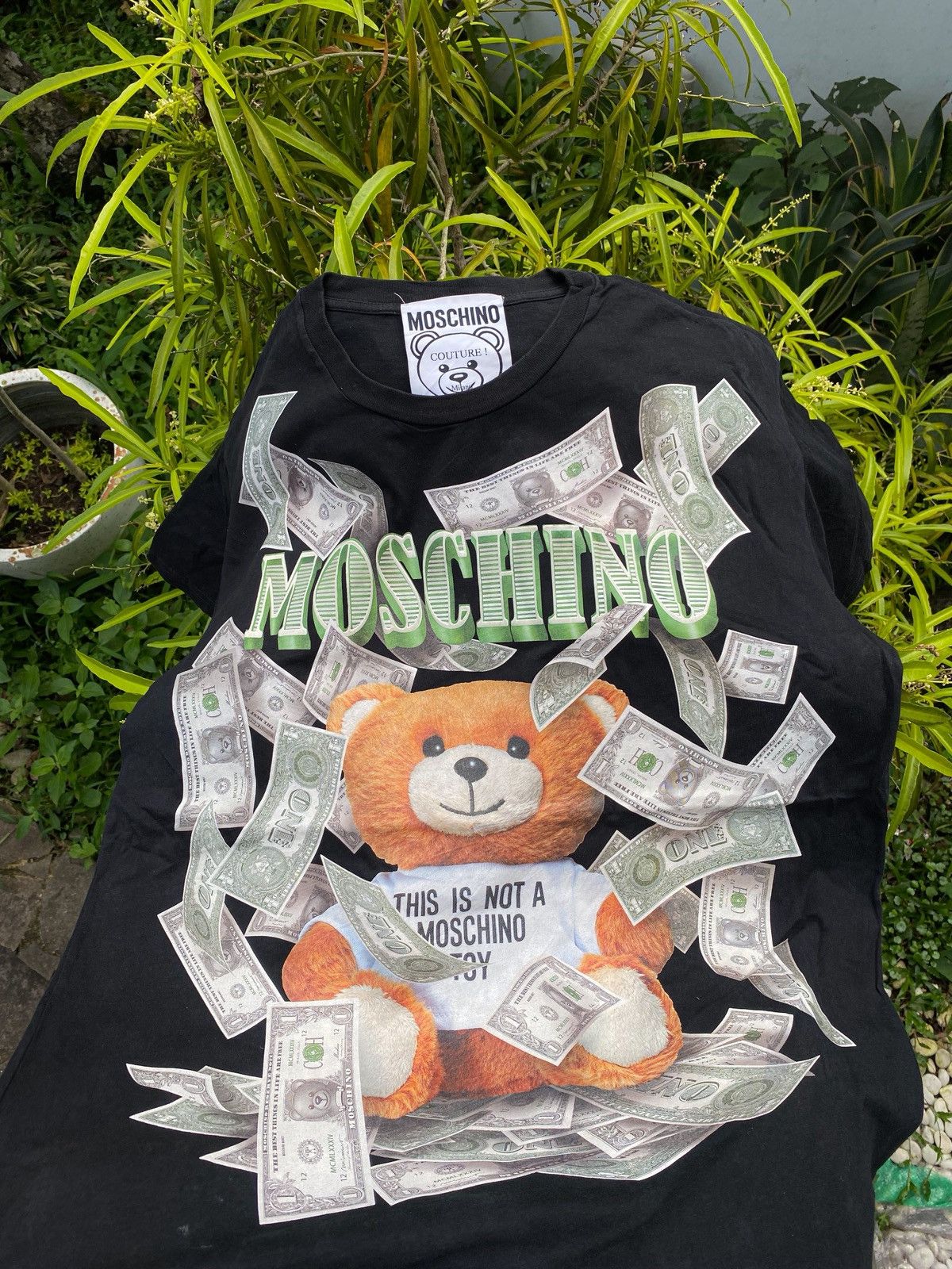 Moschino Moschino Money Bear T'shirt Size US M / EU 48-50 / 2 - 2 Thumbnail