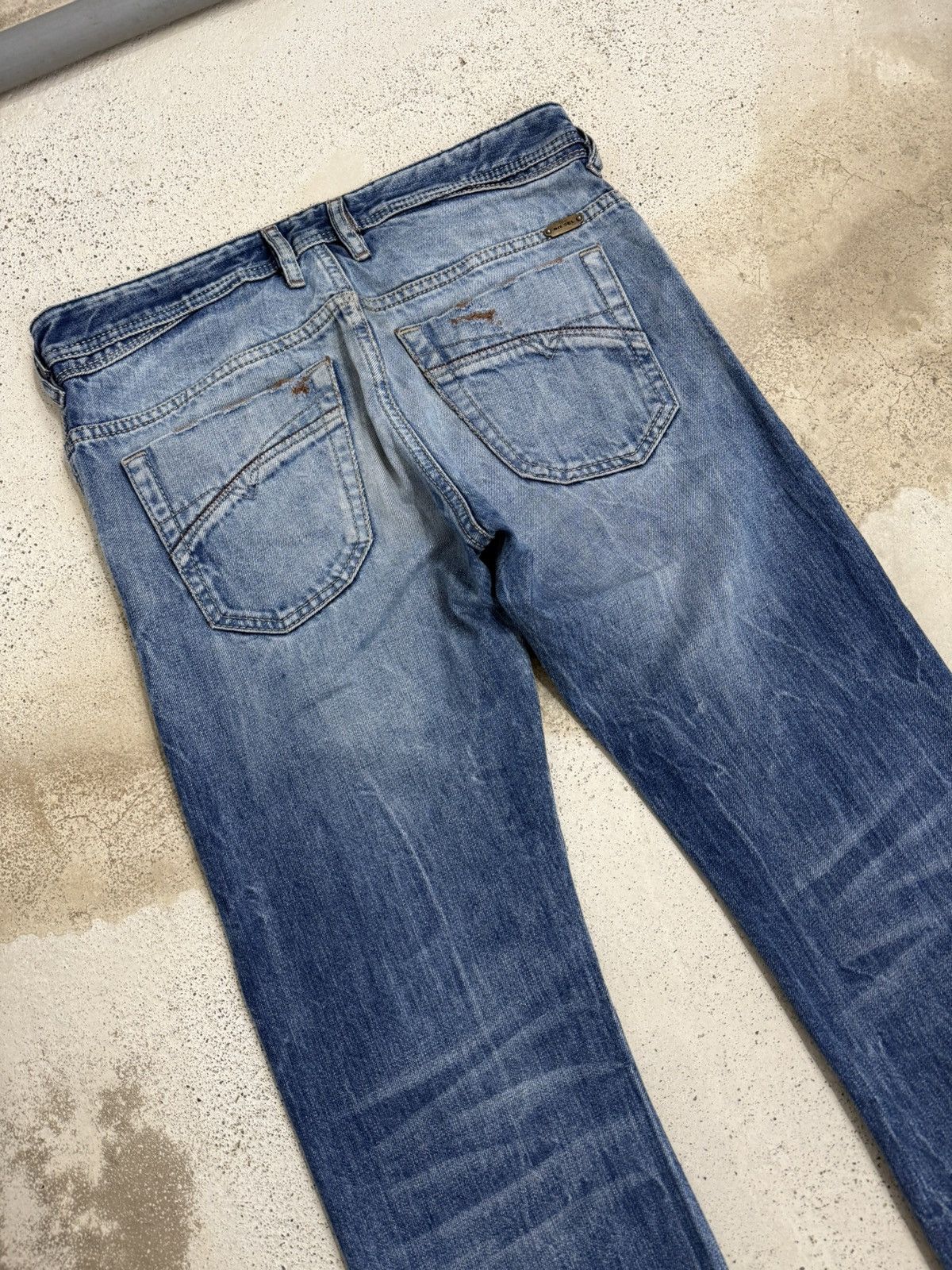 Diesel Distressed Diesel Industry IAKOP Slim Unisex Denim Pants Size US 30 / EU 46 - 10 Thumbnail